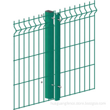 PVC coated 4x4 welded wire mesh fence